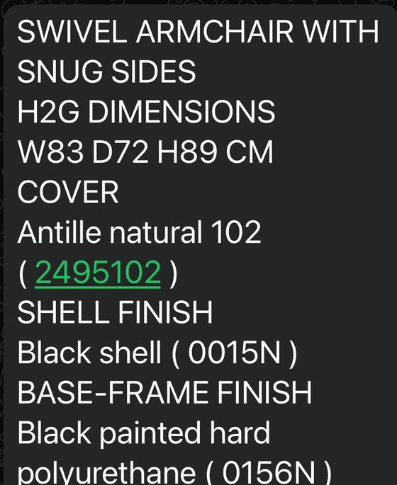 Image 1 of B&B Italia Husk Sessel mit Fußhocker