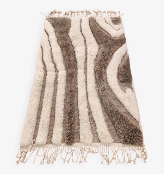 Image 1 of Moroccan Mrirt Hand Woven Carpet - High Quality Wool