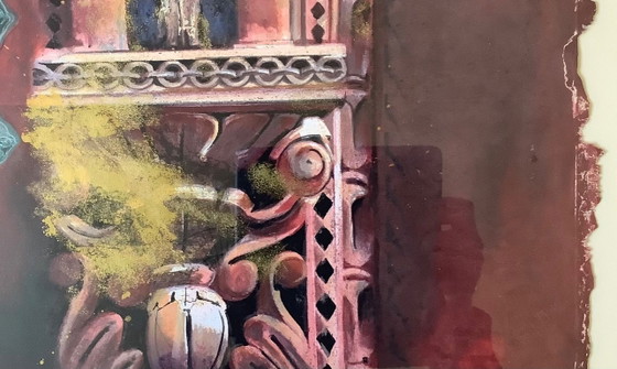 Image 1 of Gerti Bierenbroodspot Sérigraphie « Gandhara » (XXL)