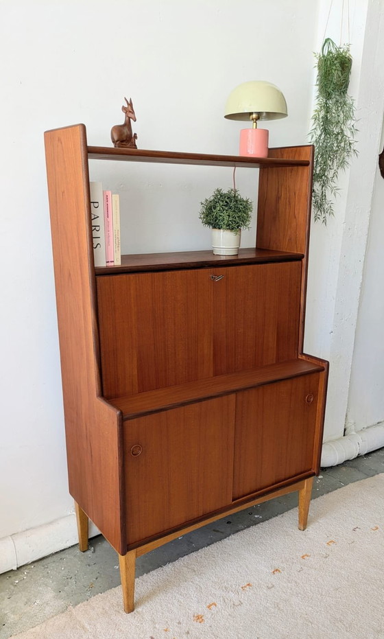 Image 1 of Buffet vintage suédois, secrétaire Bräntorps Möbelfabrik