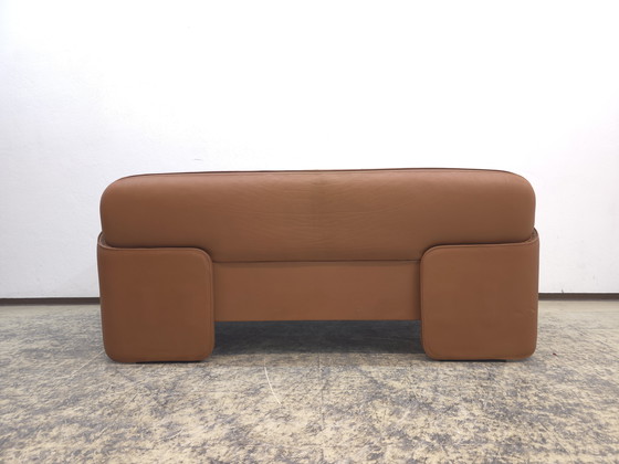 Image 1 of De Sede ds 125 Gerd Lange canapé design, canapé en cuir, canapé, desede trois places, cognac