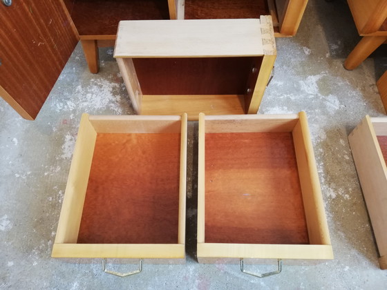 Image 1 of Tables de nuit luxueuses Mid Century Vintage Sideboards