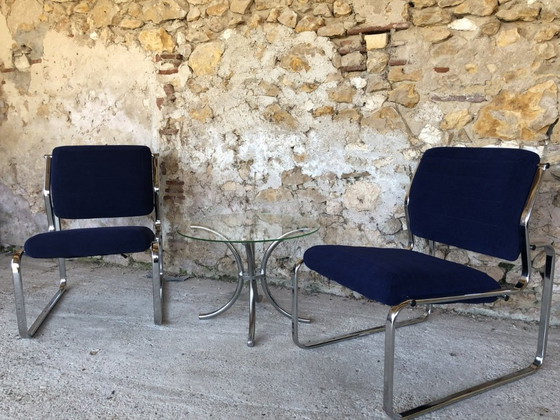 Image 1 of Mid-Century Lounge Chairs, Circa 1970's, Set of 2