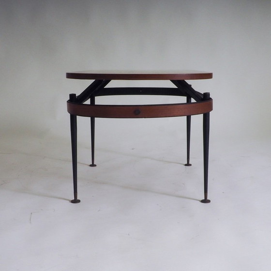 Image 1 of Tavolino ovale in legno di Silvio Cavatorta