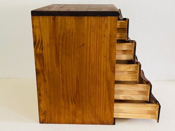 Image 1 of Mid-Century Schreibtisch-Aktenschrank/ Schreibtisch-Organizer