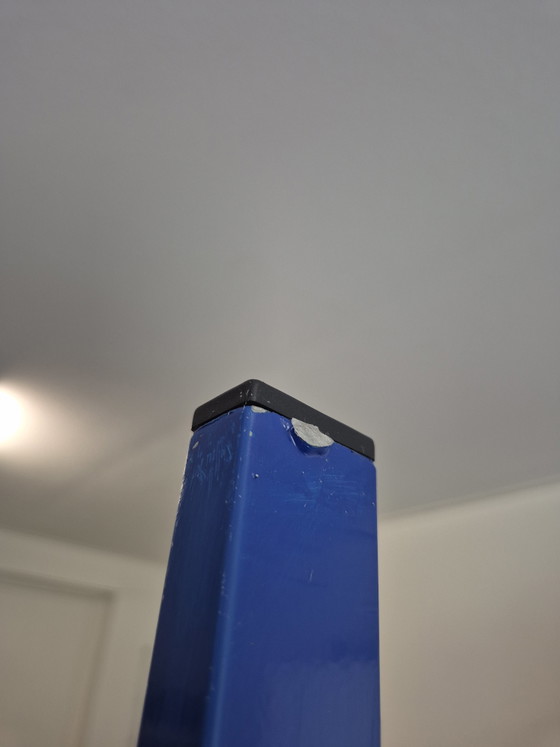 Scaffale/Carrello Vintage Blu Cobalto. – Armadi a muro, Metal (photo 8 of 9)