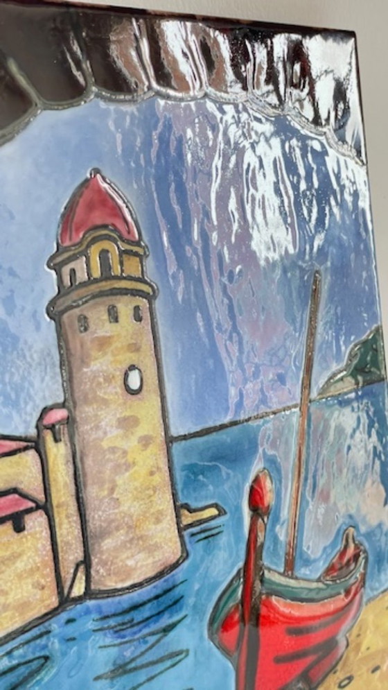 Image 1 of Decorazione murale in ceramica vintage