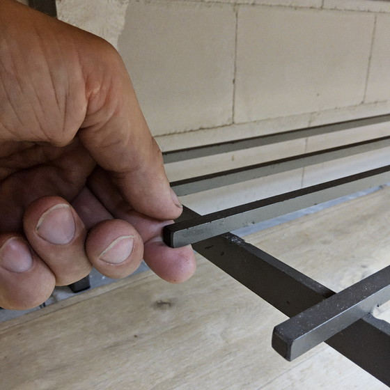 Image 1 of Tavolino vintage di design danese (anni '60) in teak con base in metallo (topform)