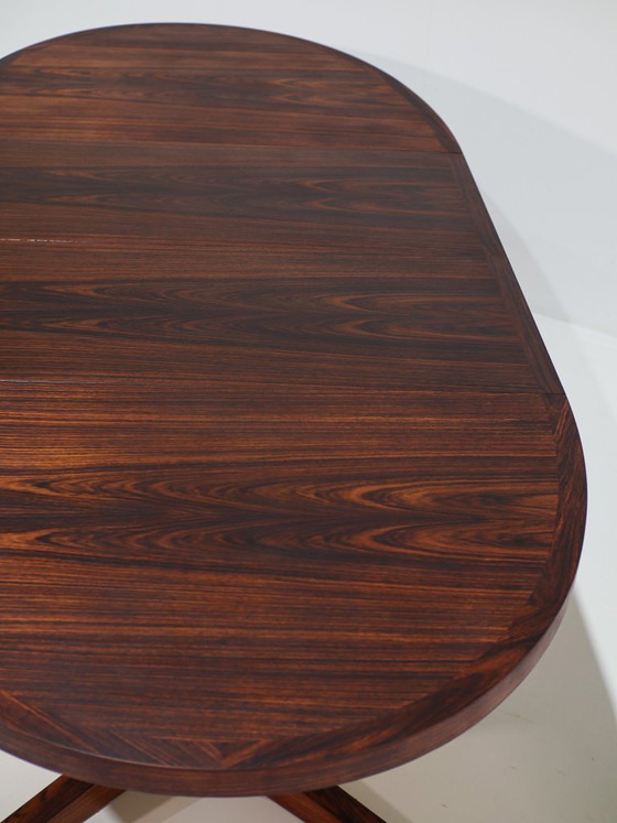 Oval Extendable Dining table Dyrlund Rosewood 1960s Danish (photo 7 of 16)