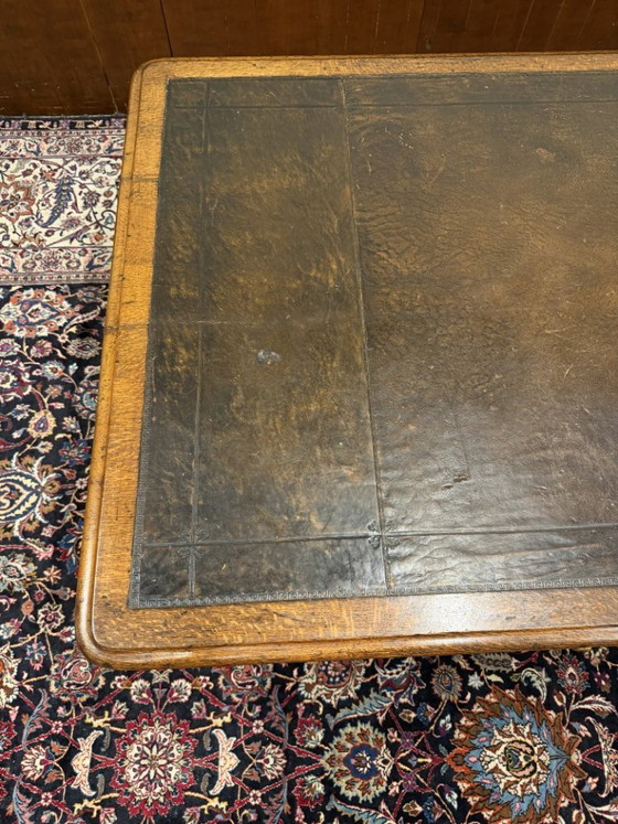 Escritorio clásico inglés Partnerdesk – Leather, Metal (photo 14 of 17)