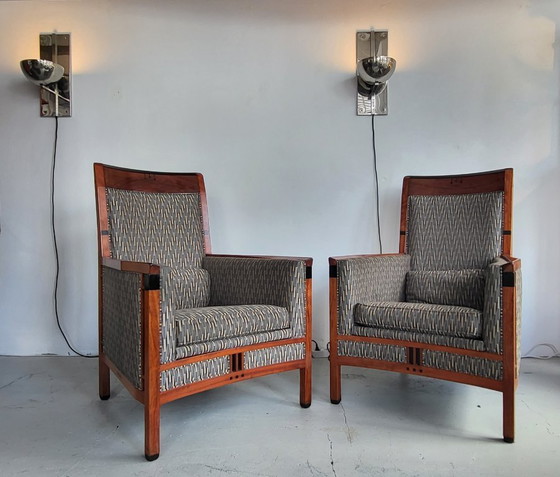 Image 1 of 2x art deco wandlamp Woka 58-AD8