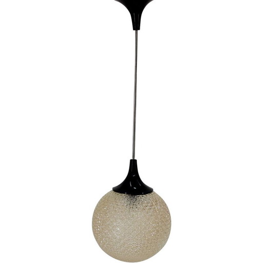 Vintage glazen bol hanger, 1960