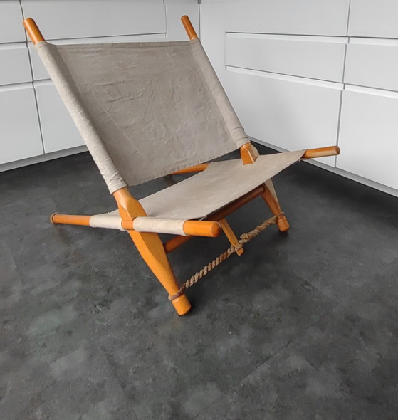 Saw Chair par Ole Gjerlov Knutsen – Chaises & fauteuils, Textile, Wood (photo 5 of 6)