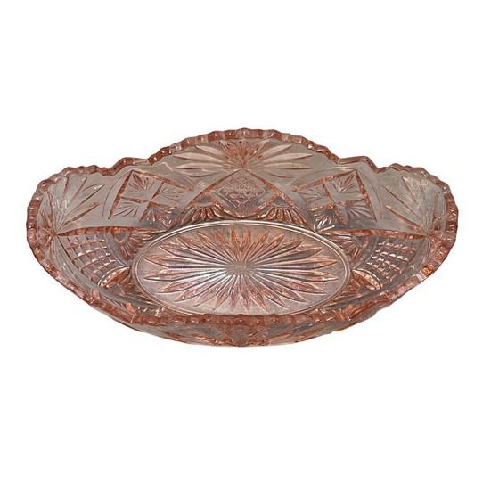 Ciotola in vetro pressato rosa – Accessori da tavola, Glass (photo 5 of 5)