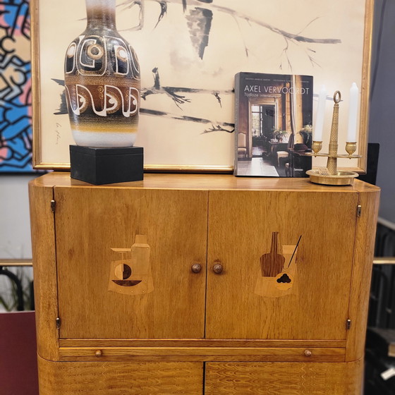 Image 1 of Mueble Bar Art Déco, Madera De Arce, Circa 1930 – Francia