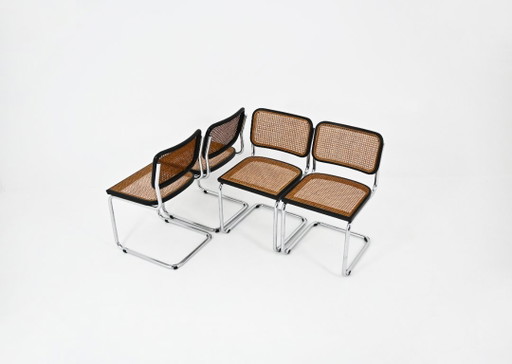 Eetkamerstoelen stijl B32 van Marcel Breuer, set van 4