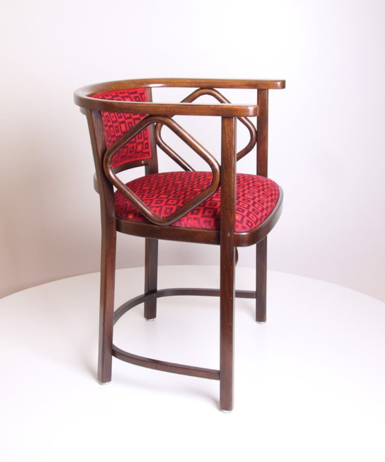 2 Poltrone Thonet Fledermaus originali in legno curvato – Sedie da pranzo, Textile (photo 5 of 5)