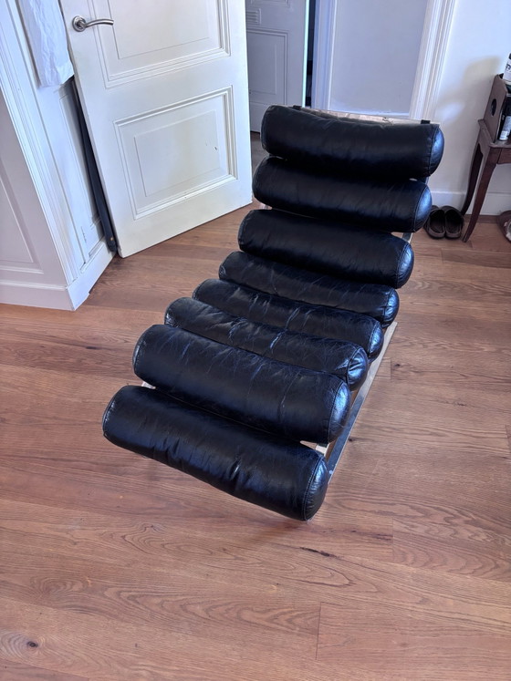Fritz Hansen Replika Loungesessel – Stühle und Loungesessel, Leder, Chrom (photo 3 of 5)