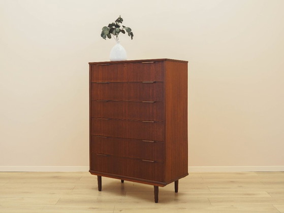 Image 1 of Teakhouten ladekast, Deens design, jaren 70, gemaakt in Denemarken.