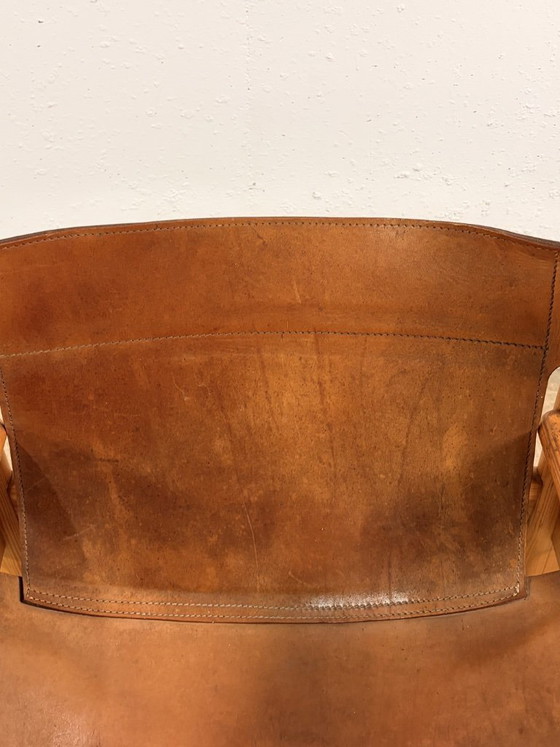 Image 1 of Natura fauteuils van grenenhout en leer, ontworpen door Karin Mobring voor Ikea, jaren 70, set van 2.