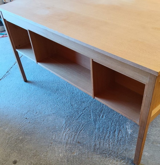 Scrivania scandinava bifacciale in rovere 1960 – Svezia – Scrivanie, Wood (photo 7 of 8)