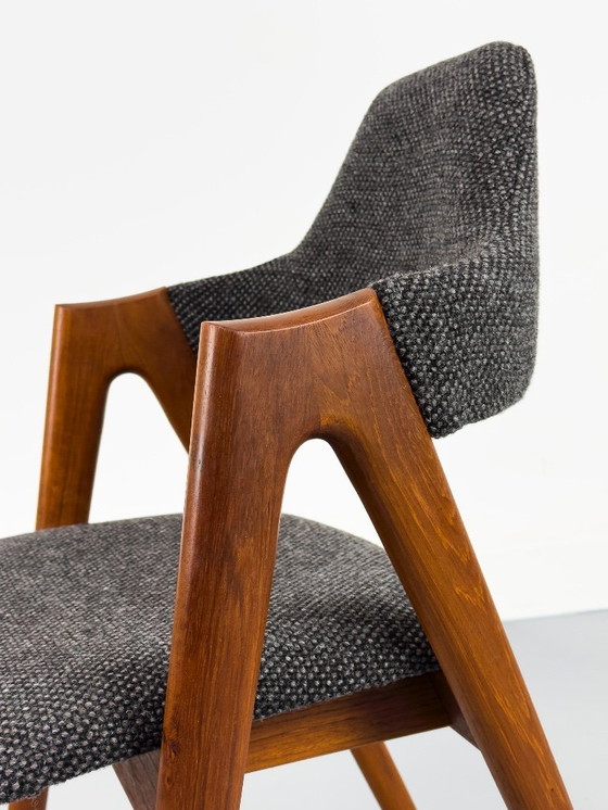 Image 1 of Compass Chair aus Teakholz von Kai Kristiansen für SVA Møbler, 1960er Jahre