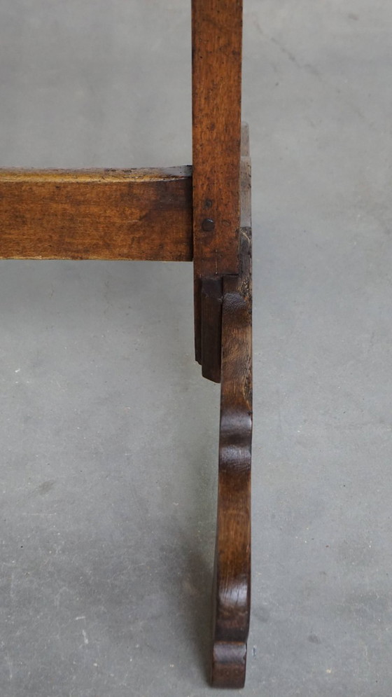 Image 1 of Mesa de comedor antigua XXL de madera de álamo del siglo XVIII