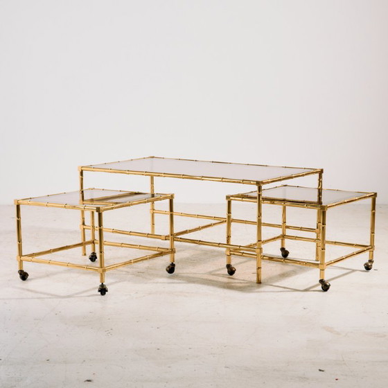 MK11369 Brass Coffee Table, Set of 3 (photo 2 of 15)