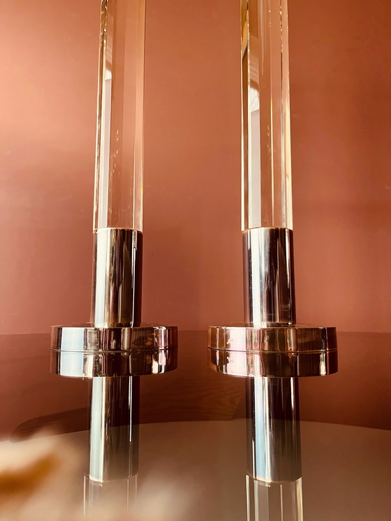 Image 1 of Set of Luxury XL Fink Candlesticks