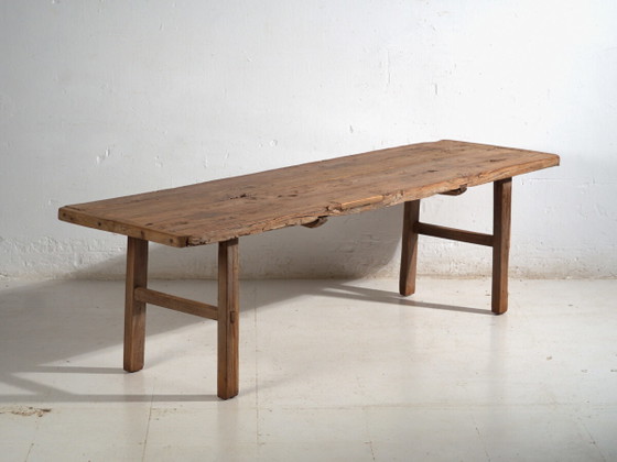 Antique bench table in solid wood – Shandong, circa 1930 – Dining tables (photo 2 of 40)