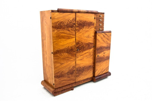Commode - bar de style Art déco, Pologne, années 1950.