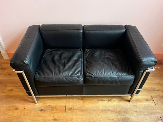 Image 1 of Le Corbusier Cassina Lc2 Sofa