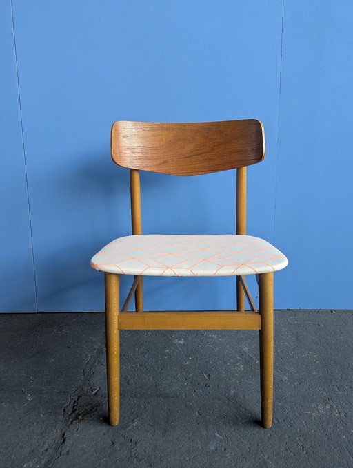 Silla vintage de mediados de siglo, década de 1960, Dinamarca