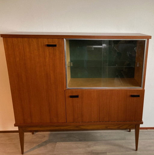 Credenza alta di metà secolo