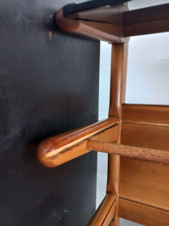 Image 1 of Raro tavolino da parete modernista Wim Den Boon (Attrib)