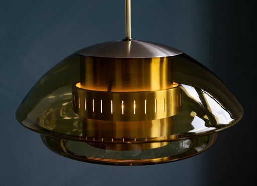 Lámpara colgante de cristal Dijkstra Space Age