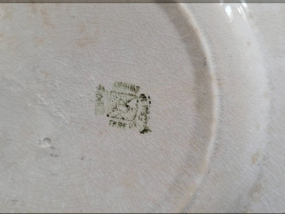 4 platos de loza, Grigny — modelo "Muguet" – Porcelain (photo 6 of 8)