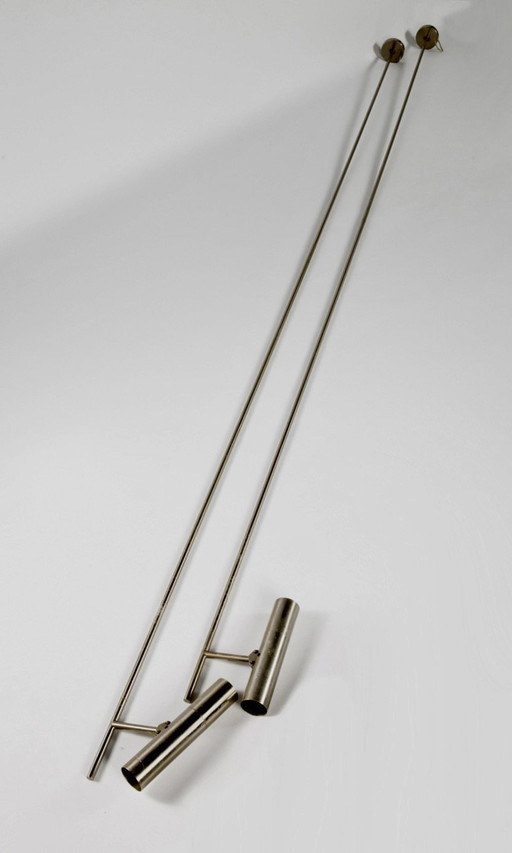 Paire de Luminaires à Suspendre 330 CM Design 1960