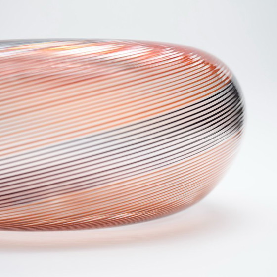 Image 1 of Rosenthal Glasstudio Jarrón Filigrana “Fadenglas” – Mario Colelli & Hertha Bengtson · Edición limitada, Alemania