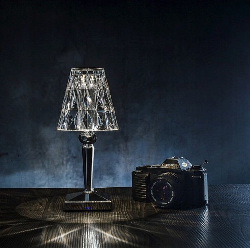 Kartell Big Battery lamp – Transparant Kristal | Spiksplinternieuwe designklassieker!
