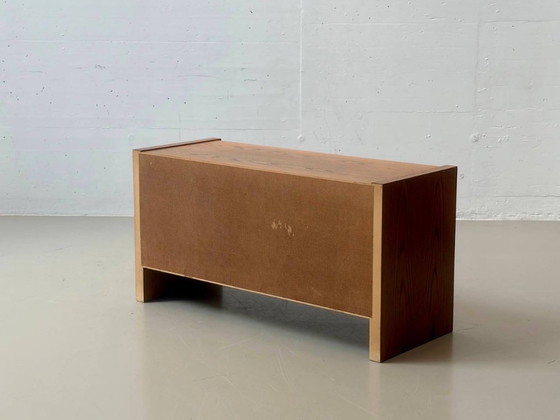 Mid-century oak sideboard in brutalist style, 1960s – Wood (photo 7 of 12)