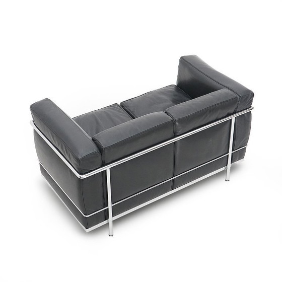 Image 1 of Canapé 2 places LC2 de Le Corbusier pour Cassina, années 1970