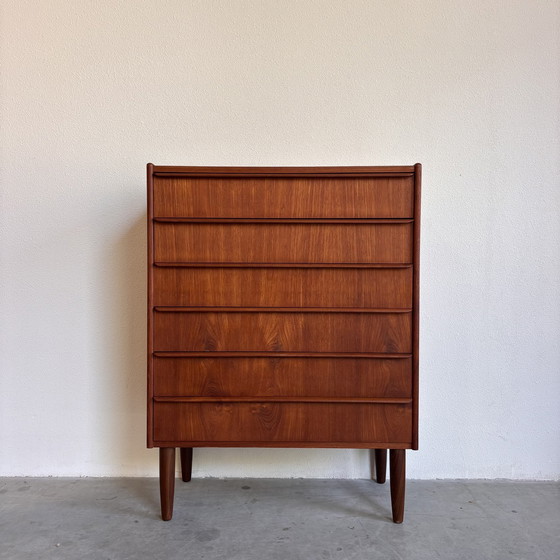 Image 1 of Vintage Danish Drawer Cabinet Teak