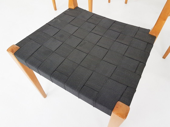 Image 1 of Set of 6 Vintage Bruno Mathsson Mimat Mi401 dining chairs, Sweden 1932