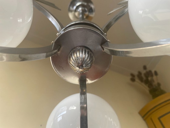 Image 1 of Lámpara colgante Lámpara de techo Art Déco 1930 Gorriones Francés