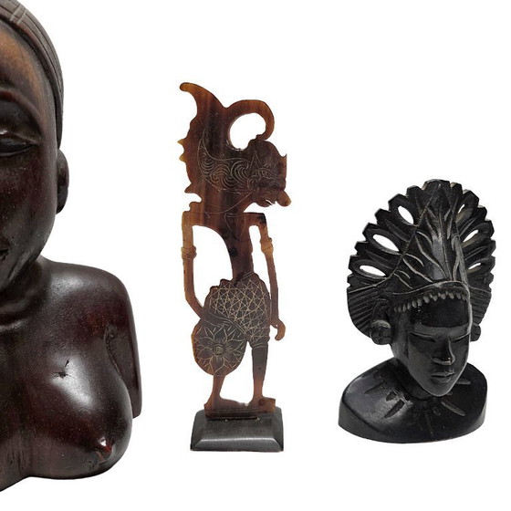 Image 1 of Verschiedene asiatische Kunstobjekte, Mitte 20. Jahrhundert