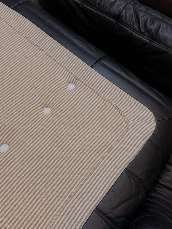 Ensemble modulaire Ligne Roset Togo | Cuir noir – Canapés modulables, Leather, Vintage (photo 3 of 5)