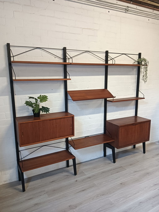 Poul Cadovius Royal System Danemark, système modulaire