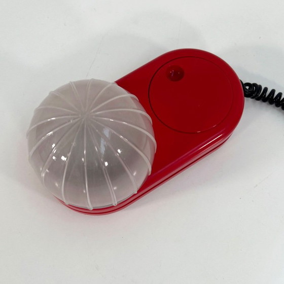 Rode Farstar Tafel- of Wandlamp van Adalberto Dal Lago voor Francesconi, jaren 70 – Tafellampen, Plastic (photo 2 of 8)