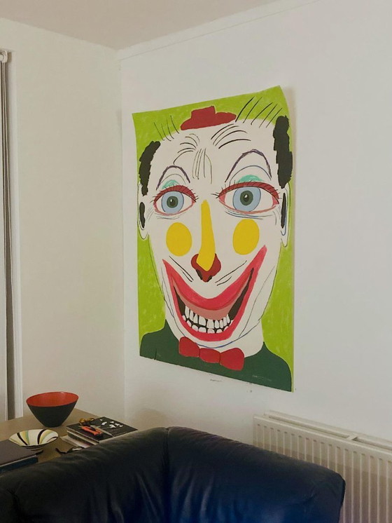 Image 1 of Frederick James Brown 'Jules' 1990, grande serigrafia firmata